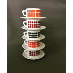 Vintage Arcopal koppen en schotels